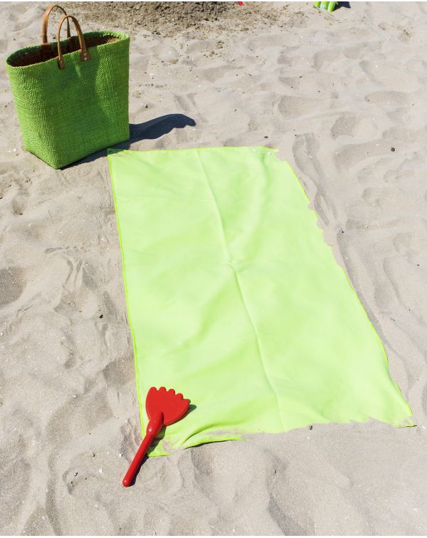 Drap de plage - Heiata - Lime - 140x70 cm