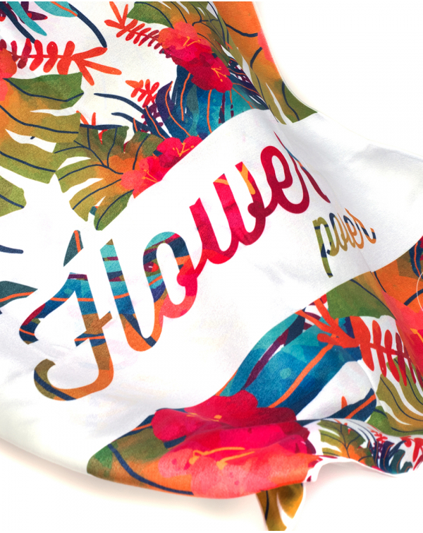 Drap de plage - Anuanua - Fleurs exotiques - 180x100 cm